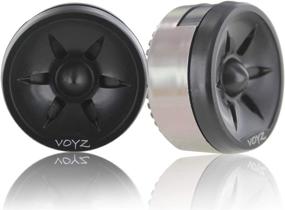 img 4 attached to 🔊 VOYZ Car Audio High Performance Tweeters - 1.6" 300W Max Power Output, 4-8 ohm Silk/Polymer Composite Dome Tweeter Kit (1 Pair)