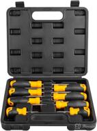 🧲 magnetic screwdriver set with case - greyghost 4 phillips and 4 flat screwdrivers - 8 piece screwdriver kit in sturdy toolbox: a comprehensive magnetic tool solution логотип