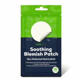 img 4 attached to Hanhoo Soothing Blemish Patch - 36 Cruelty-Free & Vegan Hydrocolloid Patches With Tea Tree Extract And Aloe For Acne Relief