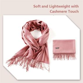 img 2 attached to 🧣 Dreamy Cashmere Twins: Stylish Pashmina Shawls for Women's Accessories at Scarves & Wraps