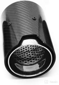 img 3 attached to Carbon Fiber Exhaust Glossy Muffler