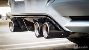 img 2 attached to Carbon Fiber Exhaust Glossy Muffler