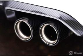 img 4 attached to Carbon Fiber Exhaust Glossy Muffler