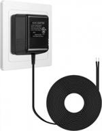 nest doorbell power adapter - 18v transformer power supply for video doorbell pro and hlt doorbell with 120v ac battery charger by singpad logo