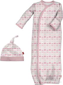 img 1 attached to Magnificent Baby Magnetic Modal 2 Piece 👶 Gown and Hat Set – Optimize your baby's search!