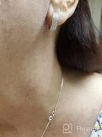 img 1 attached to Carleen 14K Gold Plated Sterling Silver: Elegant Jewelry for a Glamorous Look review by Alicia Mayne