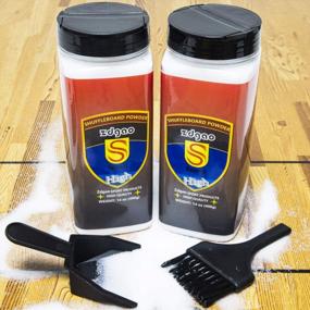 img 4 attached to Enhance Your Shuffleboard Game With YDDS Shuffleboard Sand - 2 Cans (2X14 Oz) Of Premium Shuffleboard Wax, Mini Dustpan, And Mini Brush Included
