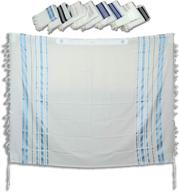 talitania traditional tallit prayer stripes women's accessories : scarves & wraps logo