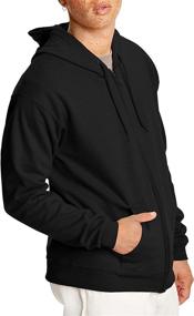 img 2 attached to Hanes Full Zip Eco Smart Athletic Sweatshirts