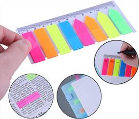 img 2 attached to A6 Refill Paper 3 Pack 45PCS, 2 Pack 160PCS Neon Sticky Tabs, A6 Binder Pockets, Dividers & Lined Filler Paper For Personal Planner Notebook Journal Inserts