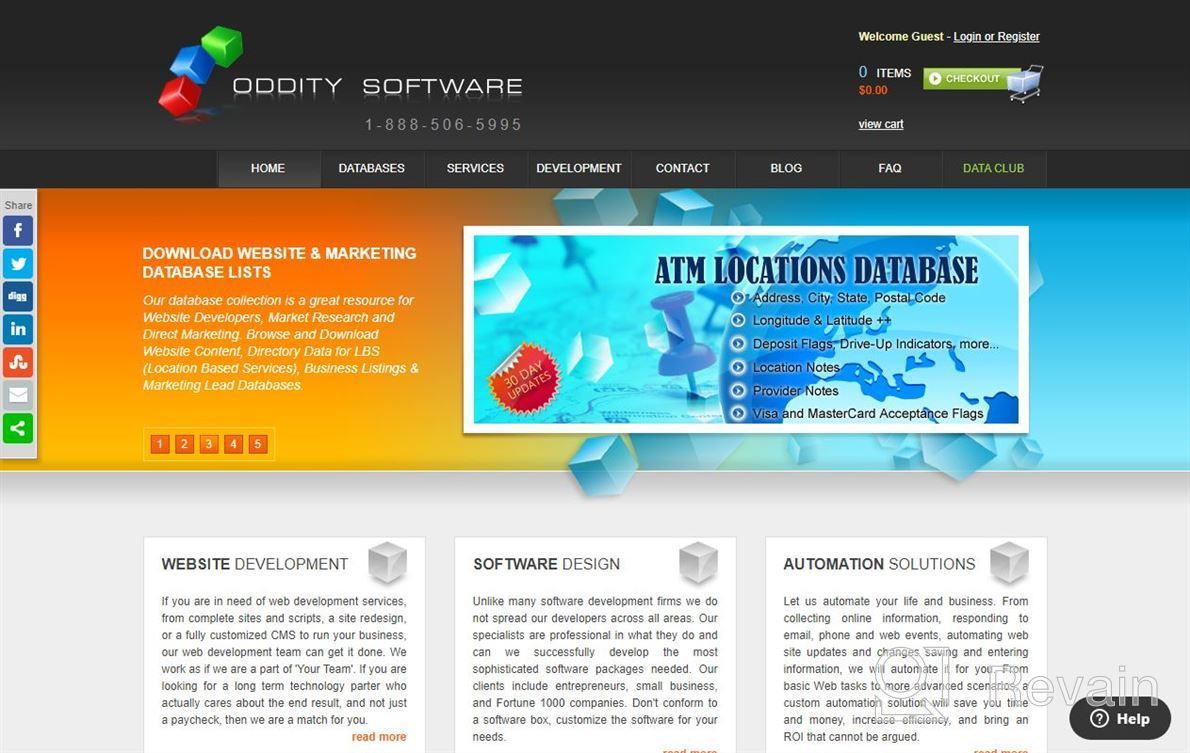 img 1 attached to Oddity Software Website Content review by Tom Goodlow