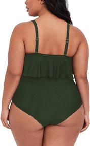 img 3 attached to 👙 Sovoyontee Women's High-Waisted Swimsuit: Optimal Choice for Bathing & Beachwear