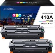🖨️ gpc image compatible toner cartridge replacement for hp 410a - high quality ink for laserjet pro mfp m477fdw m477fdn m477fnw m452dn m452nw m452dw printer tray (2 black) logo