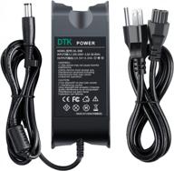 dell laptop charger – dtk 19.5v 3.34a 65w ac adapter with 7.4x5.0mm connector logo