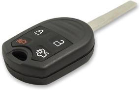 img 1 attached to Enhance Your Ford Fiesta's Security with Keyless2Go Uncut Remote Head Key Fob Replacement (OUC6000022 Compatible)