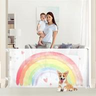 solfres retractable baby gates for safety and rainbow colors логотип