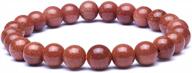spiritual style: candyfancy's 8mm natural beaded stretch bracelets for women and men logo