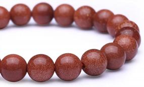 img 2 attached to Spiritual Style: CANDYFANCY'S 8Mm Natural Beaded Stretch Bracelets For Women And Men