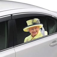 senksll queen car window cling: hilarious automotive sticker for a regal ride логотип