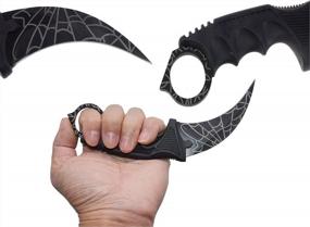 img 1 attached to 2-Pack Karambit Knife Set - Stainless Steel Camping Hunting/Tactical Knives For CS-GO, Hunting & Camping.