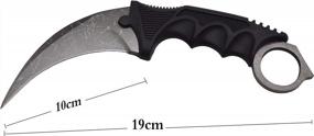 img 3 attached to 2-Pack Karambit Knife Set - Stainless Steel Camping Hunting/Tactical Knives For CS-GO, Hunting & Camping.