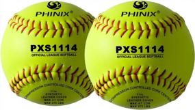 img 4 attached to Cork-Core Fast-Pitch Softballs By PHINIX - Ideal For Practice And Competitive Games