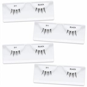 img 4 attached to Enhance Your Look With Ardell Accent Lashes 311 - Pack Of 4