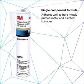 img 3 attached to 3M White Urethane Seam Sealer - Permanently Flexible, High Solids, 310mL/10.5 fl oz Cartridge