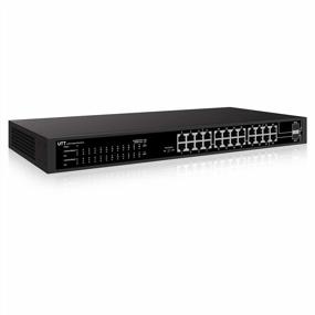 img 4 attached to Power Up Your Network With UTT 1242GP 24 Port Gigabit PoE Switch - 802.3Af/At Compliant - Ideal For IP Cameras & APs