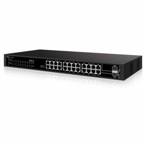 img 3 attached to Power Up Your Network With UTT 1242GP 24 Port Gigabit PoE Switch - 802.3Af/At Compliant - Ideal For IP Cameras & APs