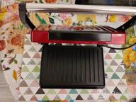 img 2 attached to Sandwich maker Kitfort KT-1609 Panini Maker, red review by Barbara Krakowiak ᠌