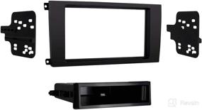 img 1 attached to 🚗 Metra 99-9604B Dash Kit: Single/Double Din for 2003-2010 Porsche Cayenne, Matte Black - Top Choice!