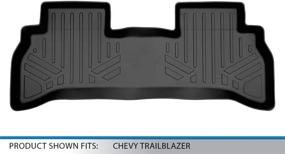 img 2 attached to SMARTLINER Custom Floor Chevrolet Trailblazer Interior Accessories ~ Floor Mats & Cargo Liners