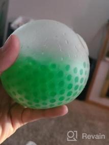 img 5 attached to Jumbo Sensory Stress Ball для всех возрастов - красочные водяные шарики, антистресс и игрушка для снятия тревоги при аутизме, СДВГ, СДВ и ОКР