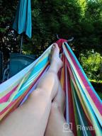 img 1 attached to Relax In Style With Vivere'S Oasis Brazilian Double Hammock review by Chris Shields