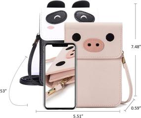 img 3 attached to 👜 Compact Women's Crossbody Bag: Stylish Cell Phone Purse Wallet – Must-Have Smartphone Bag!