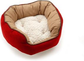 img 1 attached to Neat Solutions Pets Embossed Polysuede Cats ... Beds & Furniture