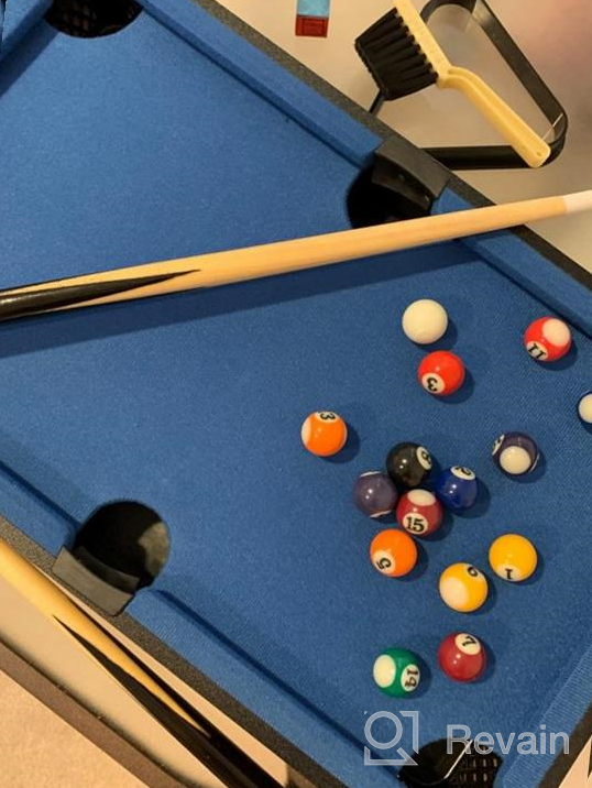 img 1 attached to 20-Inch Mini Pool Table - Perfect Gift For Kids | WIN.MAX Classics Billiard Table Top review by Alex Barnes