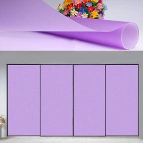 img 3 attached to Purple Adhesive Window Film Privacy Heat Control Sun UV Blocking 35.4 Inch X 6.5 Feet