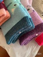 img 1 attached to Winter Warmth for Kids: Children's Wool Solid Color Socks - Thermal Crew Socks 6 Pairs review by Aaron Gonzalez