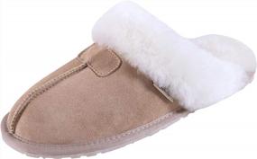 img 4 attached to Women'S Sheepskin Tahoe Slippers By SLPR - Comfort & Style Combined!