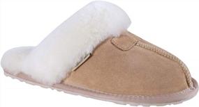 img 2 attached to Women'S Sheepskin Tahoe Slippers By SLPR - Comfort & Style Combined!