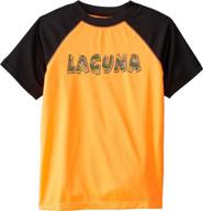 🏊 swim in style with laguna little dazed rashguard: boys' clothing highlights logo