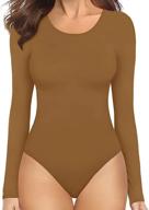 mangopop womens sleeve bodysuit: perfect medium women's clothing at bodysuits! логотип