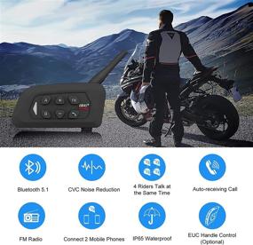 img 2 attached to EJEAS V4 Plus Motorcycle Bluetooth