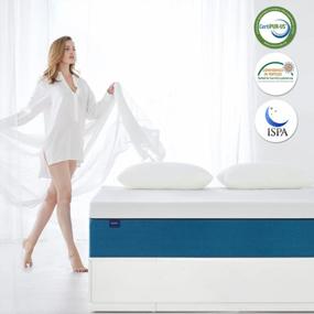img 2 attached to Molblly Queen Size Mattress, 10 Inch Cooling-Gel Memory Foam Mattress In A Box, Fiberglass Free,Breathable Bed Mattress For Cooler Sleep Supportive & Pressure Relief， 60" X 80" X 10