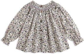 img 3 attached to 🌸 Curipeer Floral Blouse for Toddler Girls - Tops, Tees & Blouses