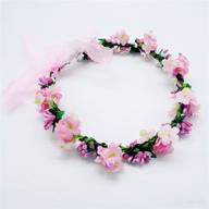 ukylin flower headband wedding styleg pink logo