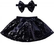 shimmer and shine: cilucu sequin skirts for baby girls perfect for birthday parties and princess playtime logo