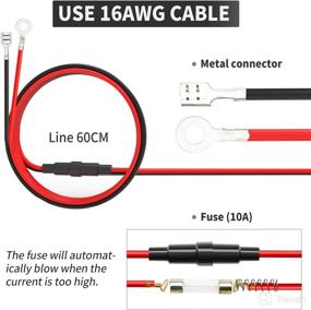 img 2 attached to Dual-Hole Cigarette Lighter Splitter - Waterproof & Dustproof Car Adapter CL01B